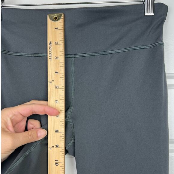 Under Armour Neon Green Dark Gray Workout Pants COMPRESION Heat Gear Small - Picture 6 of 8